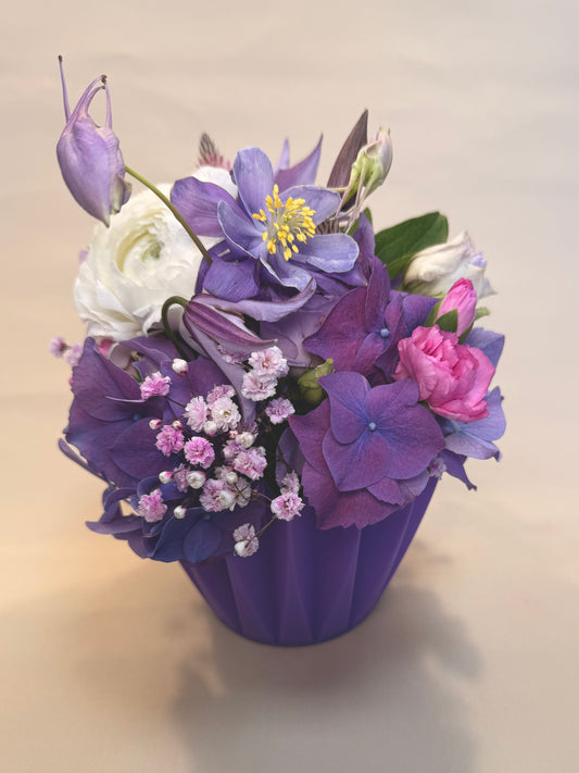 Flower Cupcake *lila