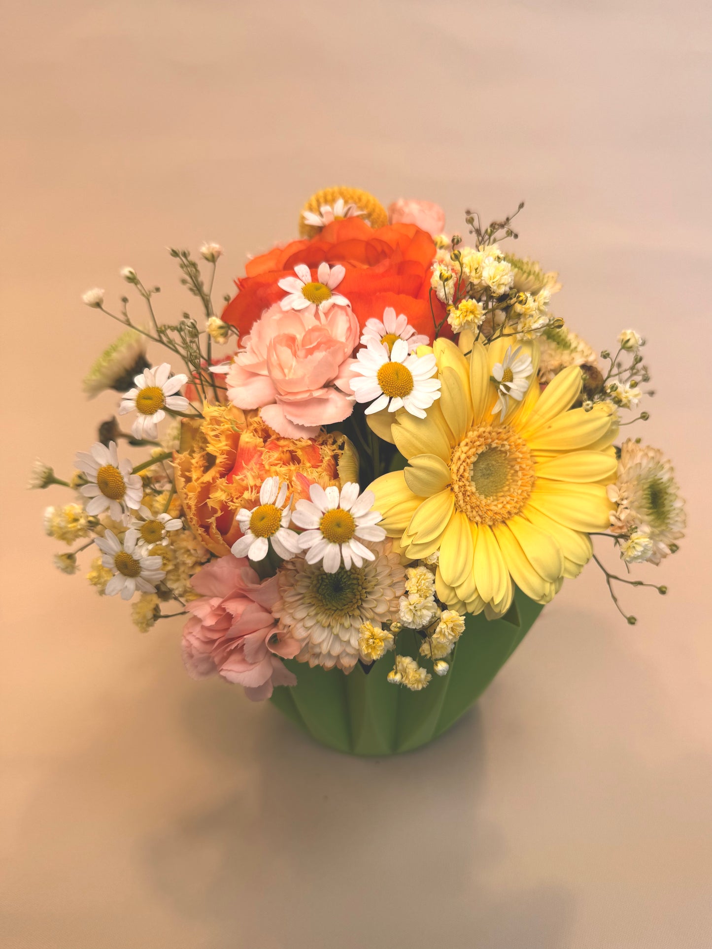 Flower Cupcake *gelb/orrang