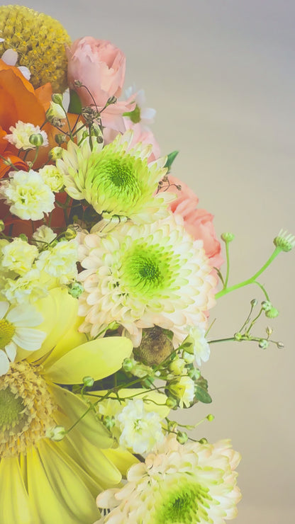 Flower Cupcake *gelb/orrang